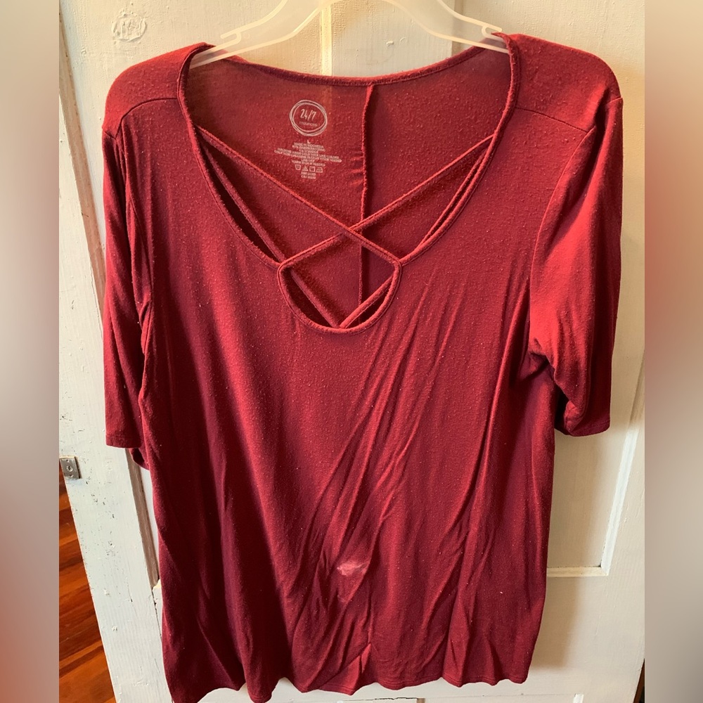Criss cross top